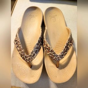 Crocs flip flops